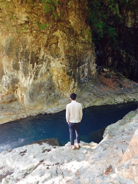 「SOULEIADO（ソレイアード）のアイテム」を使った、しゃくれさん（メンズ・184cm）の春コーディネート