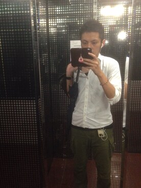 「疲れたな」｜美作さん（メンズ・172cm）の夏コーディネート