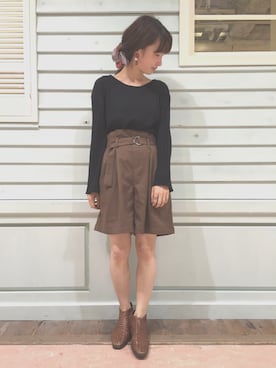 ひらさわいずみさん（レディース・158cm）の秋コーディネート