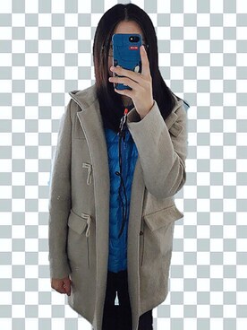 「school」｜「アイテム（モッズコート）」を使った、tofuさん（レディース・172cm）の秋コーディネート