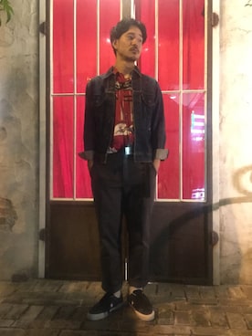 ウエノタニツトムさん（メンズ・178cm）の秋コーディネート