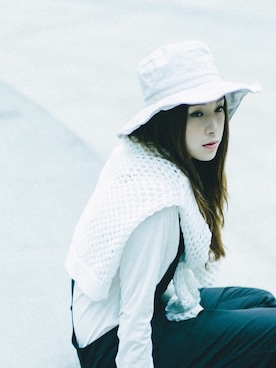 「MONKI（モンキ）のアイテム（つなぎ/オールインワン）」を使った、Yuki Loveyさん（レディース・168cm）の春コーディネート