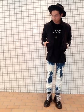 「アイテム（ブルゾン）」を使った、Norihitoさん（メンズ・177cm）の秋コーディネート