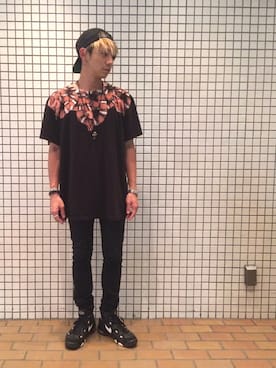 「アイテム（ネックレス）」を使った、Norihitoさん（メンズ・177cm）の夏コーディネート