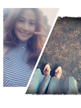 「Jeffrey Campbell（ジェフリーキャンベル）のアイテム（モカシン/デッキシューズ）」を使った、Kellychangさん（レディース・164cm）の秋コーディネート