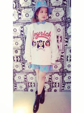 「JOYRICH」｜「アイテム（ワンピース/ドレス）」を使った、張大眼さん（レディース・162cm）の春コーディネート