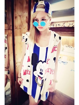 張大眼さん（レディース・162cm）の春コーディネート