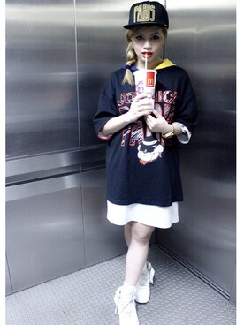 張大眼さんのコーディネート