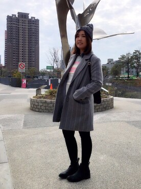 エビイ-Abby-🦦さん（レディース・159cm）の冬コーディネート