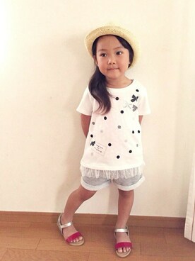 にいなさん(キッズ・100cm)の夏コーディネート