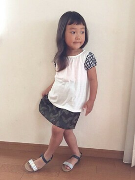 にいなさん(キッズ・100cm)の夏コーディネート