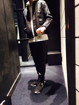 「JOHN LAWRENCE SULLIVAN accessory（ジョンローレンスサリバンアクセサリー）のアイテム（ジャケット/アウター）」を使った、Keita Imaishiさん（メンズ・183cm）の冬コーディネート