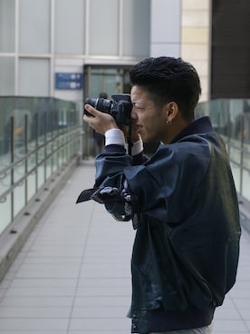 「NIKE(ナイキ)のアイテム(バングル/リストバンド)」を使った、コウさん(メンズ・168cm)の秋コーディネート