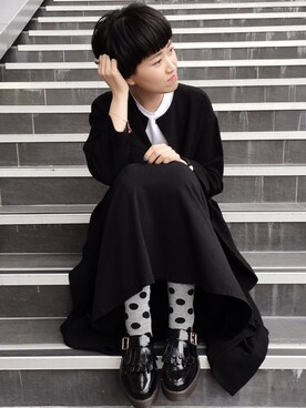 「MONKI」｜d e e rさん（レディース・160cm）の春コーディネート