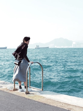 「MONKI」｜d e e rさん（レディース・160cm）の冬コーディネート