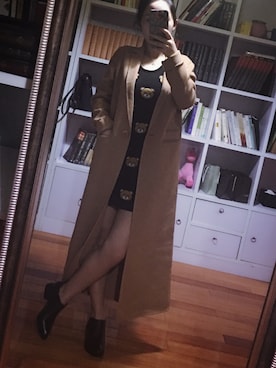 「Maje（マジェ）のアイテム（ダウンジャケット/コート、その他）」を使った、阿miu白白さん（レディース・160cm）の夏コーディネート