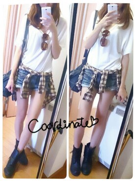 「ドルマンカットソー」｜yuuさん（レディース・164cm）の秋コーディネート
