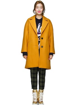 「通販」｜「アイテム（ジャケット/アウター）」を使った、nana7さん（レディース・165cm）の冬コーディネート