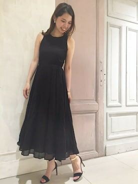 「ゴールドアクセ」｜anriさん（レディース・171cm）の夏コーディネート