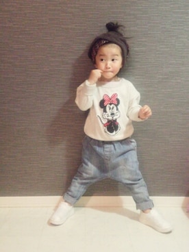 なた。さん（キッズ・90cm）の秋コーディネート