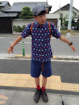 「used mix」｜「アイテム（腕時計）」を使った、久保 海人さん（メンズ・172cm）の夏コーディネート