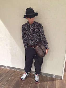 「トイレから失礼しやす」｜「アイテム（アナログ腕時計）」を使った、久保 海人さん（メンズ・172cm）の秋コーディネート
