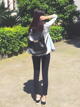 「VITA FEDE（ヴィタフェデ）のアイテム」を使った、CleverLaurelさん（レディース・170cm）の春コーディネート