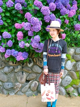 「NANEA（ナネア）のアイテム（トップス）」を使った、tomo(お休み中) さん（レディース・165cm）の夏コーディネート