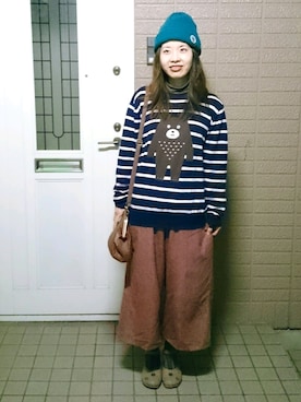 「Rin clover（リンクローバー）のアイテム」を使った、tomo(お休み中) さん（レディース・165cm）の秋コーディネート