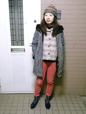 「CLOUDNINE（クラウドナイン）のアイテム（トップス）」を使った、tomo(お休み中) さん（レディース・165cm）の冬コーディネート