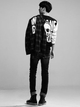 sさん（メンズ・178cm）の春コーディネート