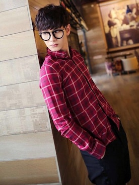 「STORES.jp（ストアーズドットジェーピー）のアイテム（シャツ/ブラウス）」を使った、sさん（メンズ・178cm）の春コーディネート