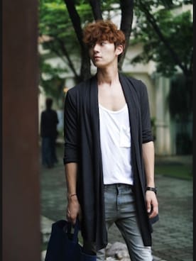 「RAGEBLUE（レイジブルー）のアイテム（アクセサリー）」を使った、sさん（メンズ・178cm）の夏コーディネート