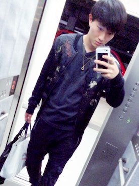 「アイテム（ピアス（片耳用））」を使った、sさん（メンズ・178cm）の秋コーディネート