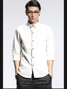 「STORES.jp（ストアーズドットジェーピー）のアイテム（シャツ/ブラウス）」を使った、sさん（メンズ・178cm）の秋コーディネート