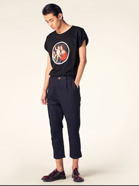 「STORES.jp（ストアーズドットジェーピー）のアイテム」を使った、sさん（メンズ・178cm）の秋コーディネート