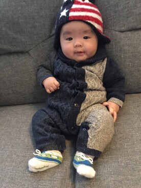 「babyGAP（babyGAP）のアイテム（トップス、その他）」を使った、Nanaseさん（レディース・164cm）の冬コーディネート