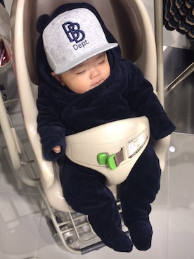 「babyGAP（babyGAP）のアイテム（オールインワン・サロペット、その他）」を使った、Nanaseさん（レディース・164cm）の冬コーディネート