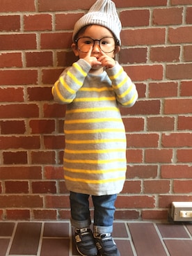 「TOMMY（トミー）のアイテム」を使った、AI_RinoKeitaさん（キッズ・90cm）の冬コーディネート