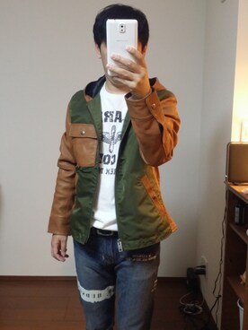 Tsuyoshiさん（メンズ・165cm）の冬コーディネート