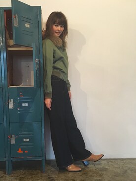 美優さん（レディース・165cm）の秋コーディネート