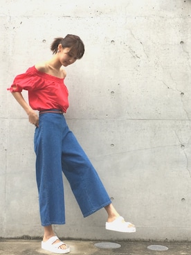 「DRWCYS（ドロシーズ）のアイテム（アクセサリー）」を使った、美優さん（レディース・165cm）の春コーディネート