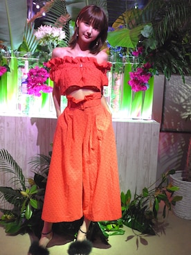 美優さん（レディース・165cm）の夏コーディネート