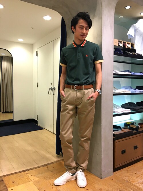 店員yatsuda│fred perry的polo衫搭配