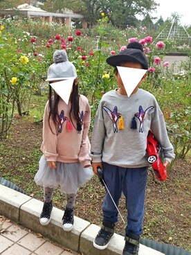 みく使用（韓国子供服）的時尚穿搭