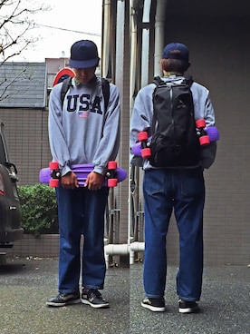 mefoxさん（メンズ・177cm）の春コーディネート