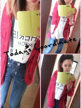 「らくちん」｜「アイテム（アナログ腕時計）」を使った、s.カナミさん（レディース・156cm）の春コーディネート
