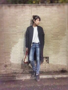 「Omekashi（オメカシ）のアイテム（その他アウター）」を使った、mystic_nakataさん（レディース・163cm）の春コーディネート
