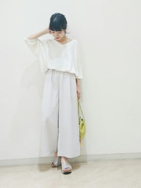 「さしいろ」｜「アイテム（バッグ）」を使った、mystic_nakataさん（レディース・163cm）の春コーディネート