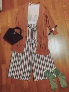 「RED Profile（レッドプロフィール）のアイテム」を使った、リーぃこさん（レディース・167cm）の夏コーディネート